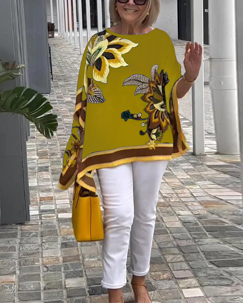 Rheala - Printed Casual Blouse