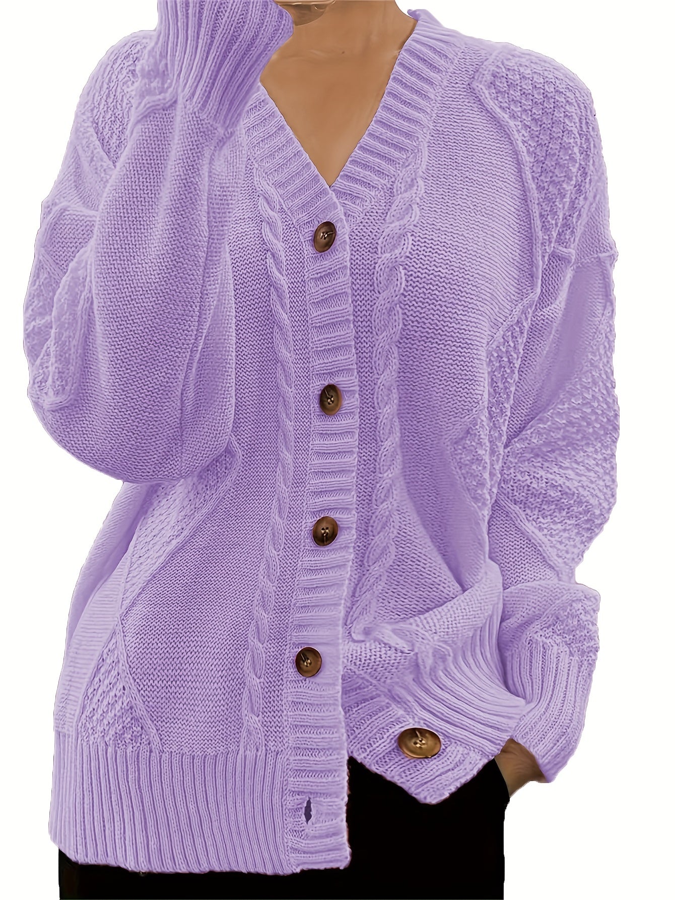 Liana - Elegant Buttoned Cardigan