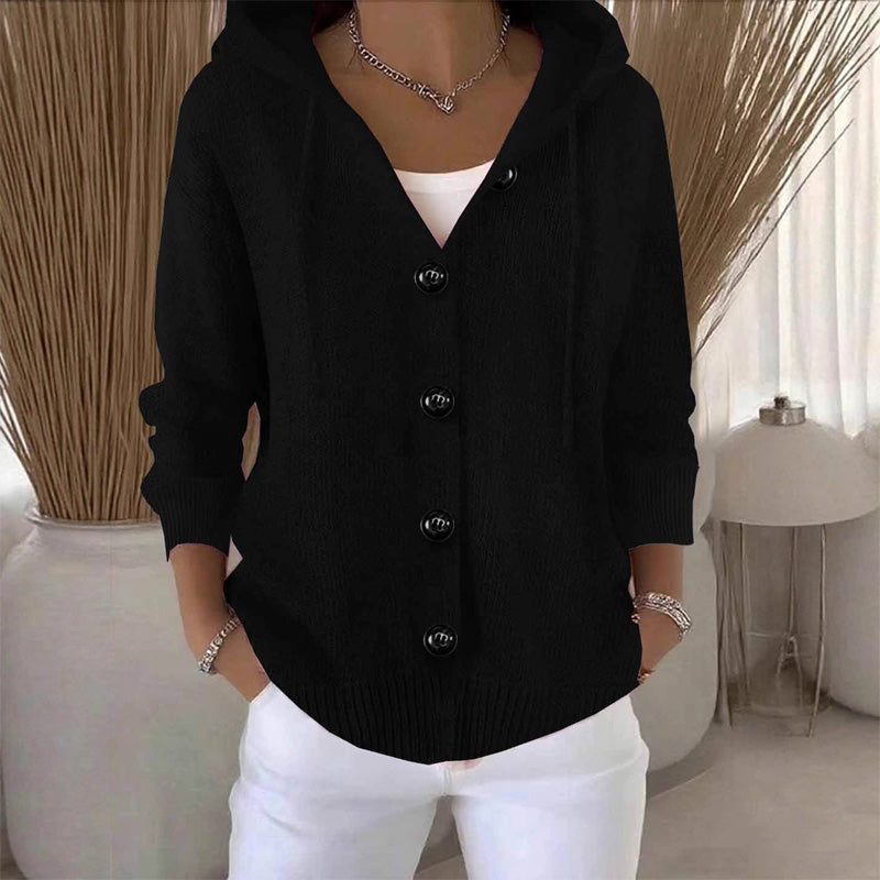 Elarisse - Women's Long Sleeve Knitted Cardigan