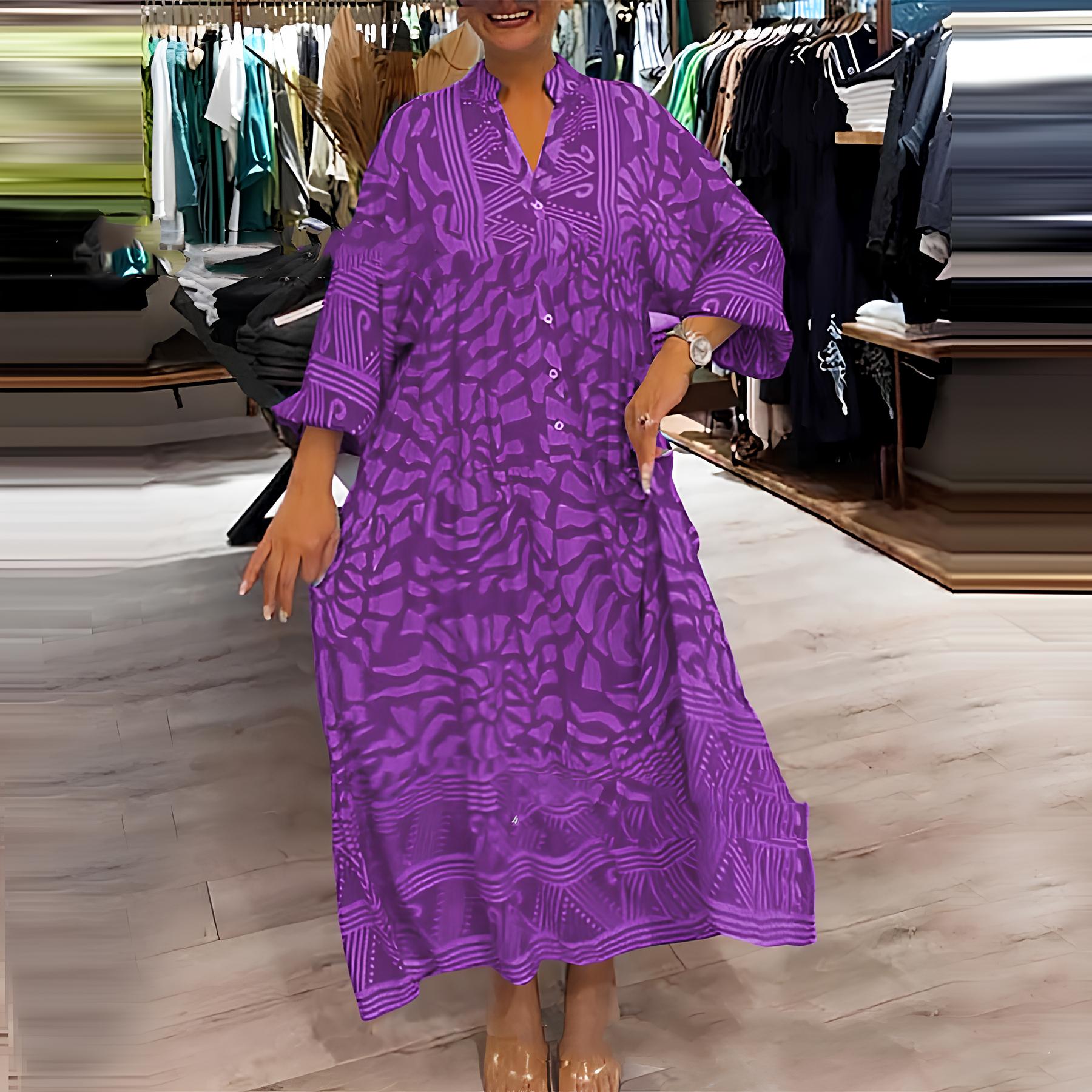 Inga - Colorful and Airy Maxi Dress