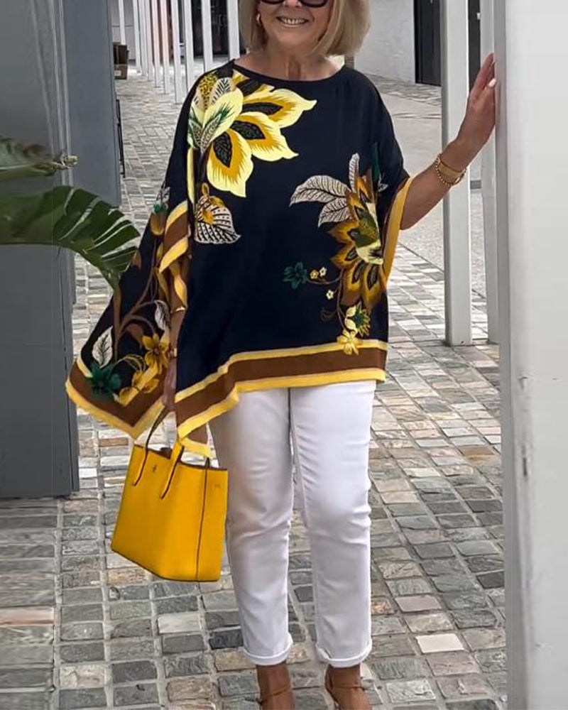 Rheala - Printed Casual Blouse