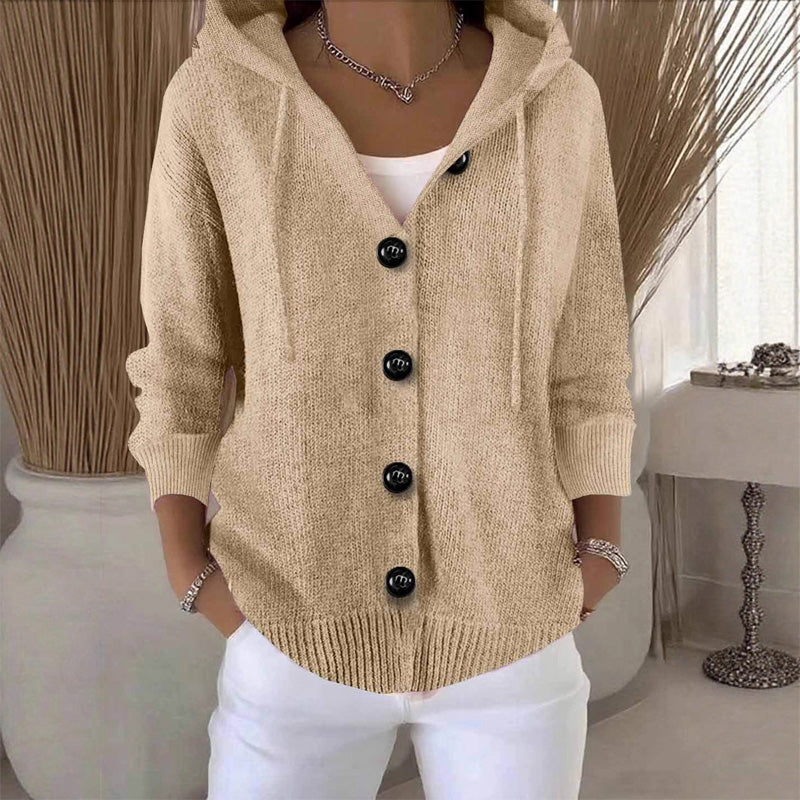 Elarisse - Women's Long Sleeve Knitted Cardigan