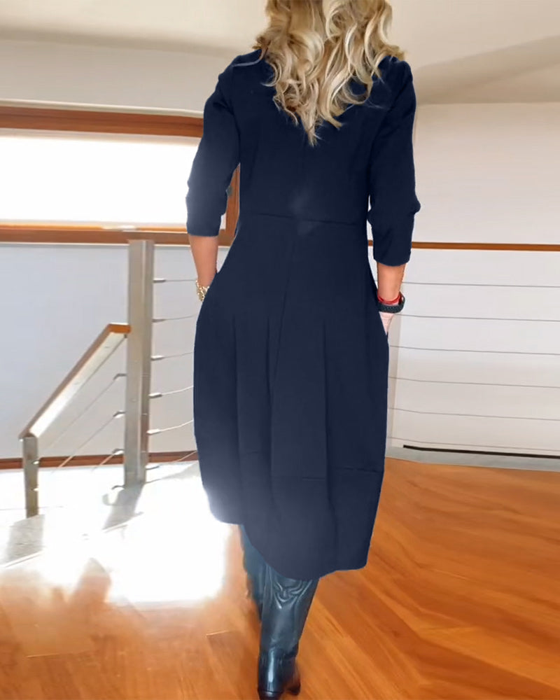 Inès - Elegant and Comfortable Vintage Maxi Dress