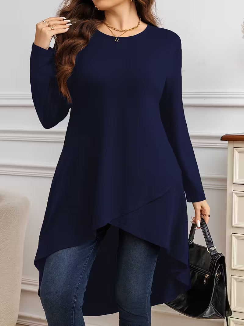 Arelivine - Elegant long-sleeved T-shirt