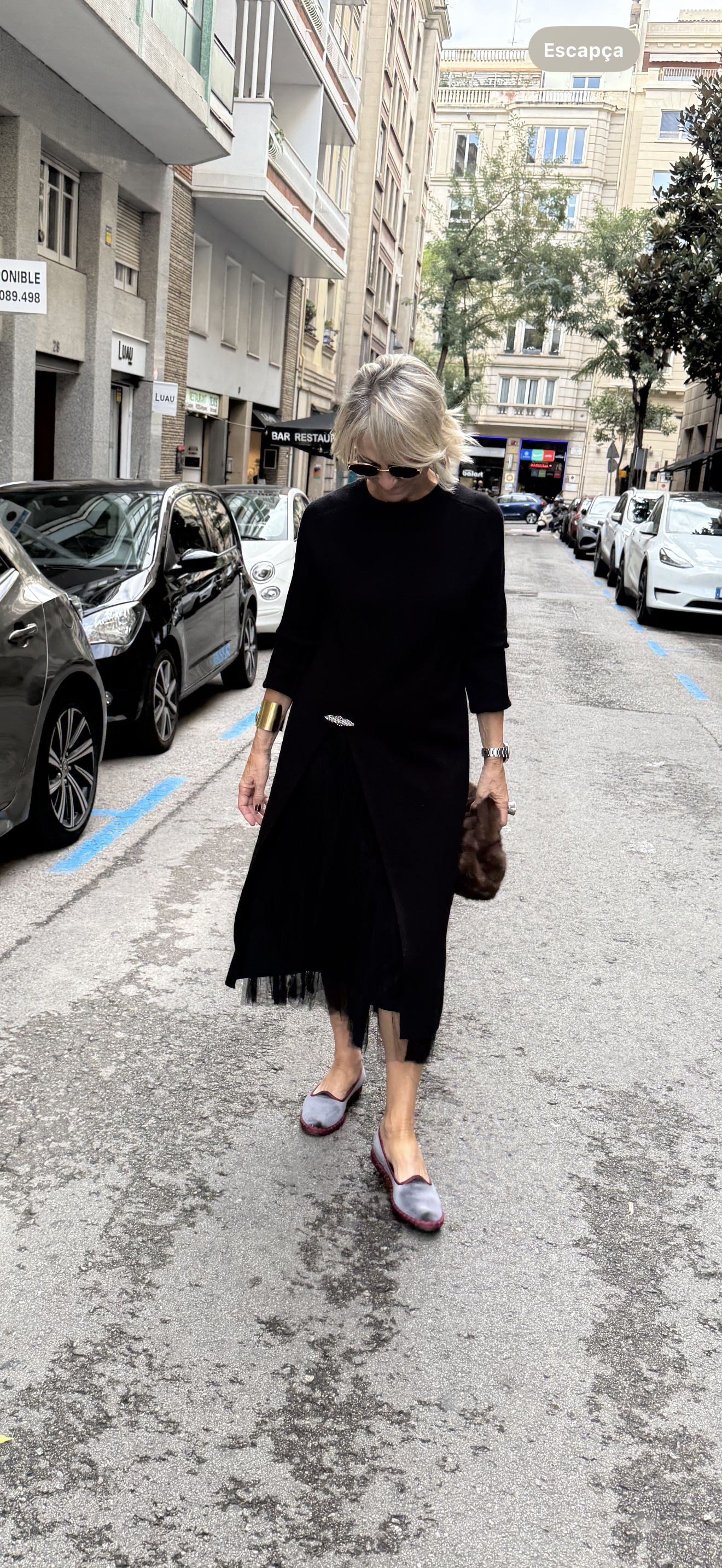 Gwenirra - Elegant Knitted Tulle Dress