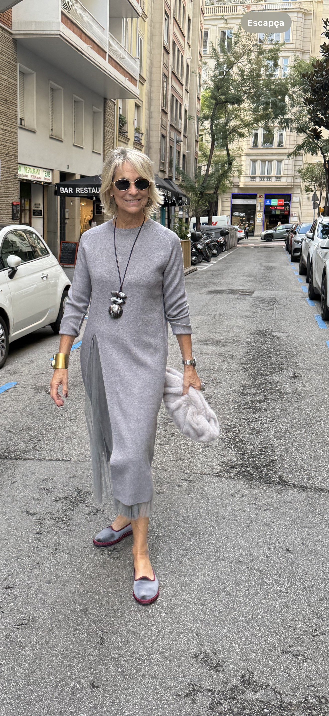 Gwenirra - Elegant Knitted Tulle Dress