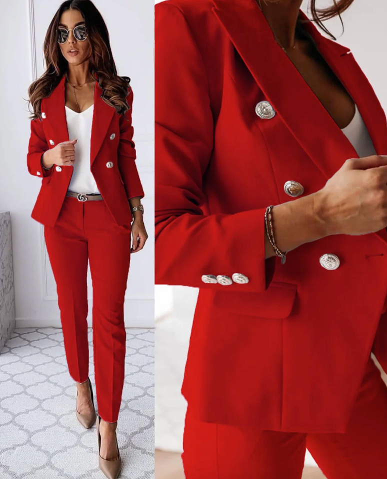 Amory - Chic and Elegant Set - Blazer and Pants