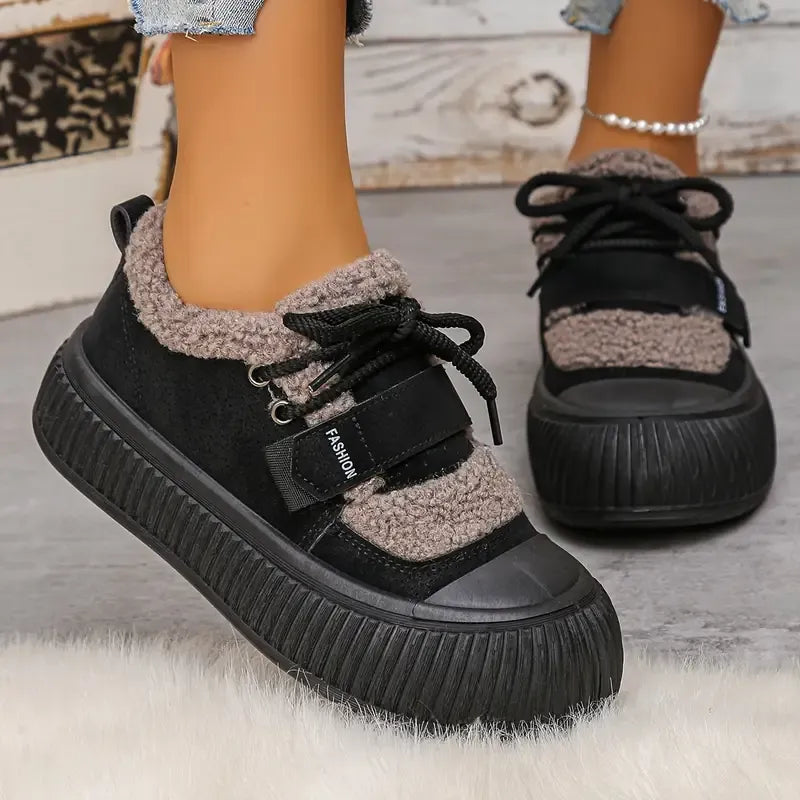 Nirelia - Women's Warm and Comfortable Winter Sneakers