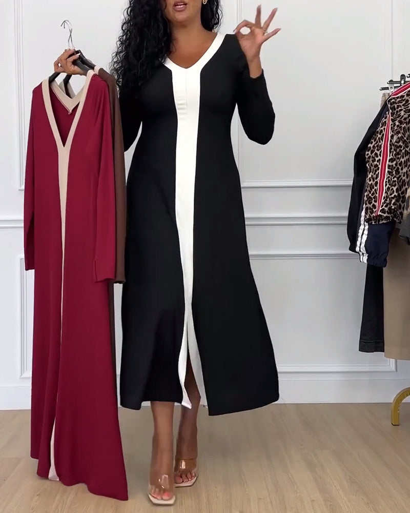 Gabrielle - Elegant Fall Winter Knit Dress