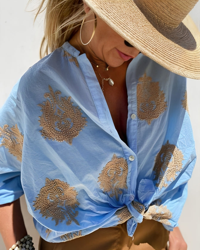 Elina - Chic Ibiza Style Blouse