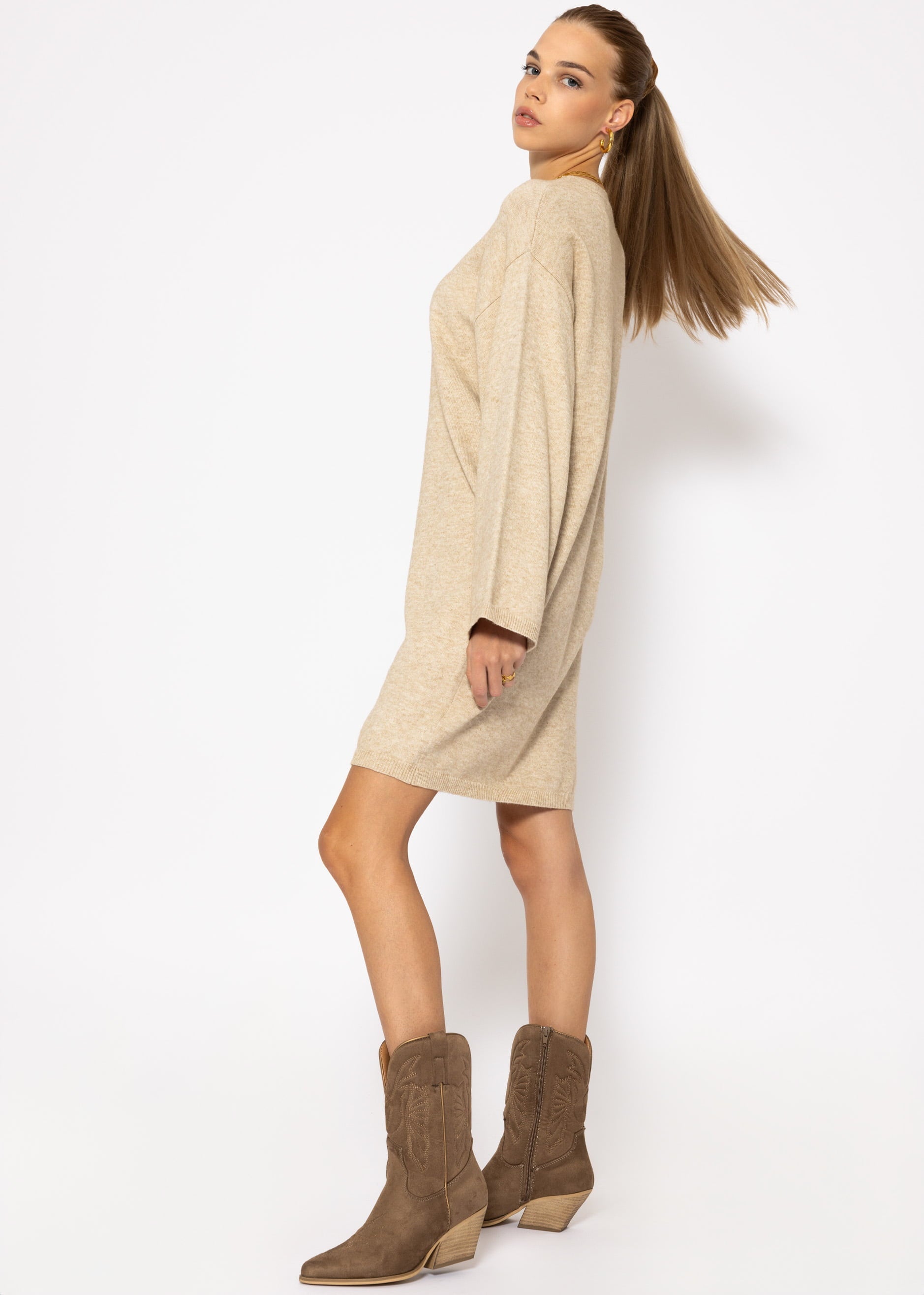 Aimée - Elegant Oversized Knit Dress