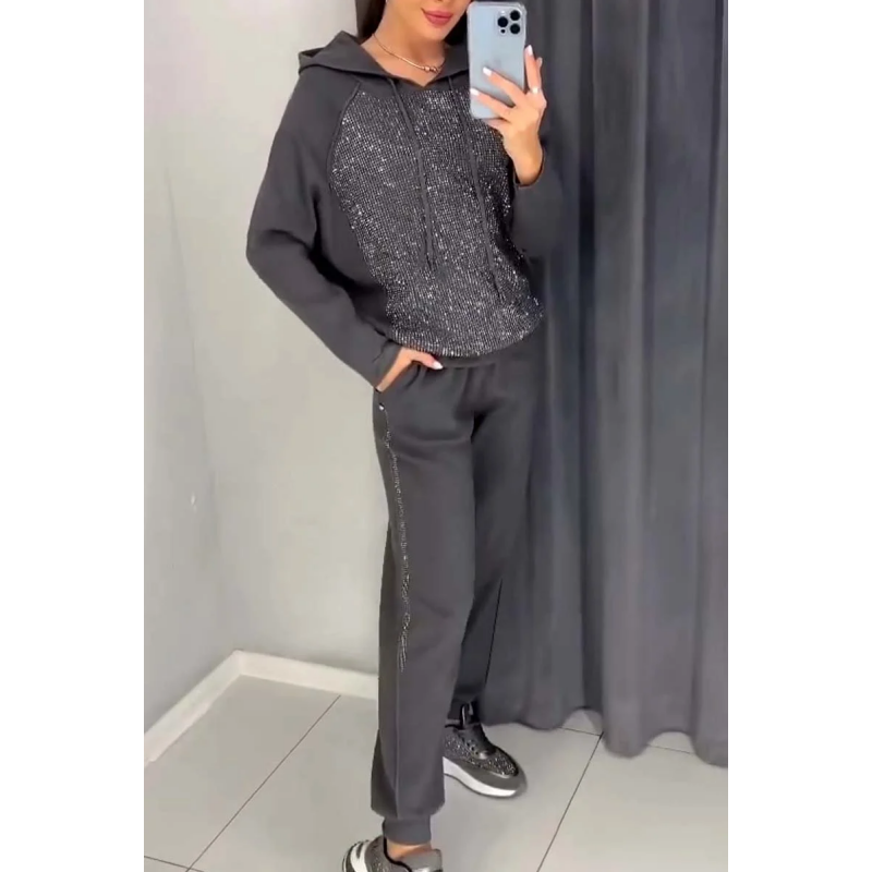 Cécile - Women's Casual Hoodie and Pants Set
