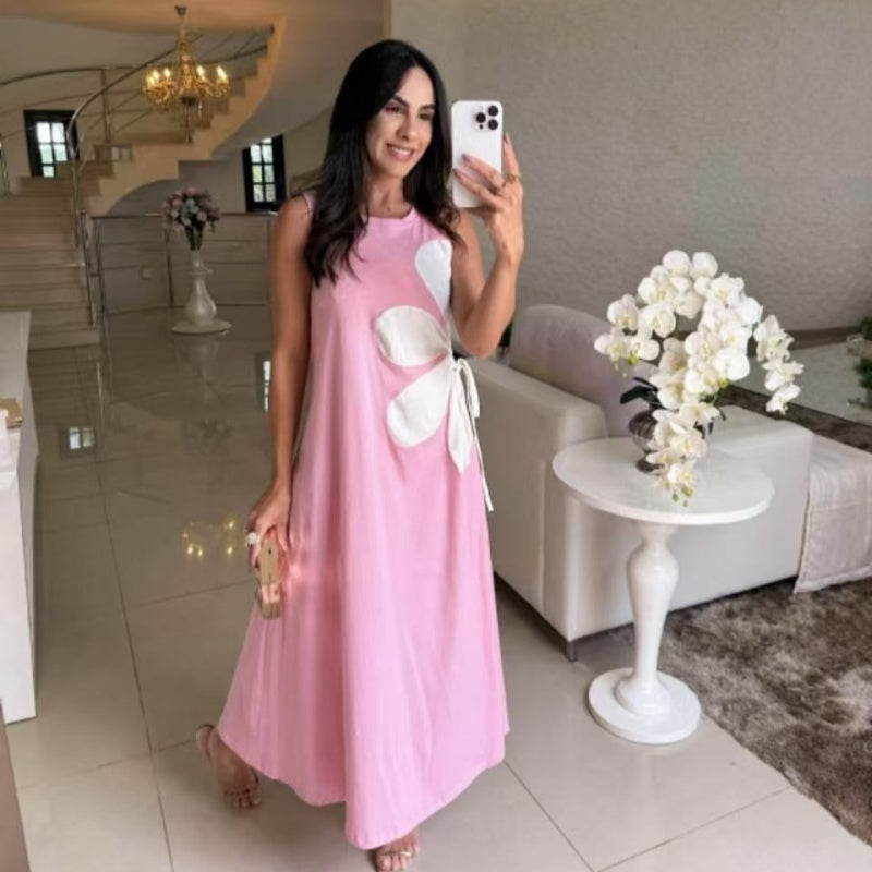 Isavelle - Sleeveless Floral Print Dress