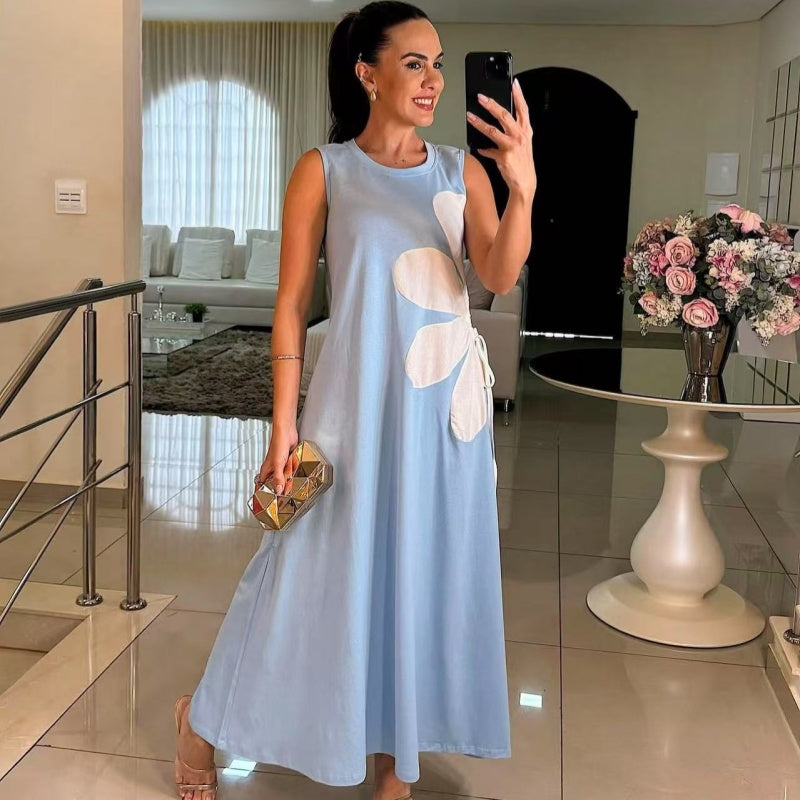 Isavelle - Sleeveless Floral Print Dress