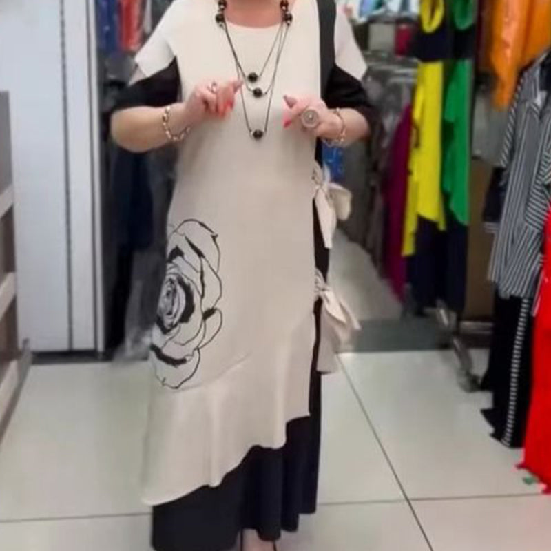 Hyelina - Colour Block Maxi Dress