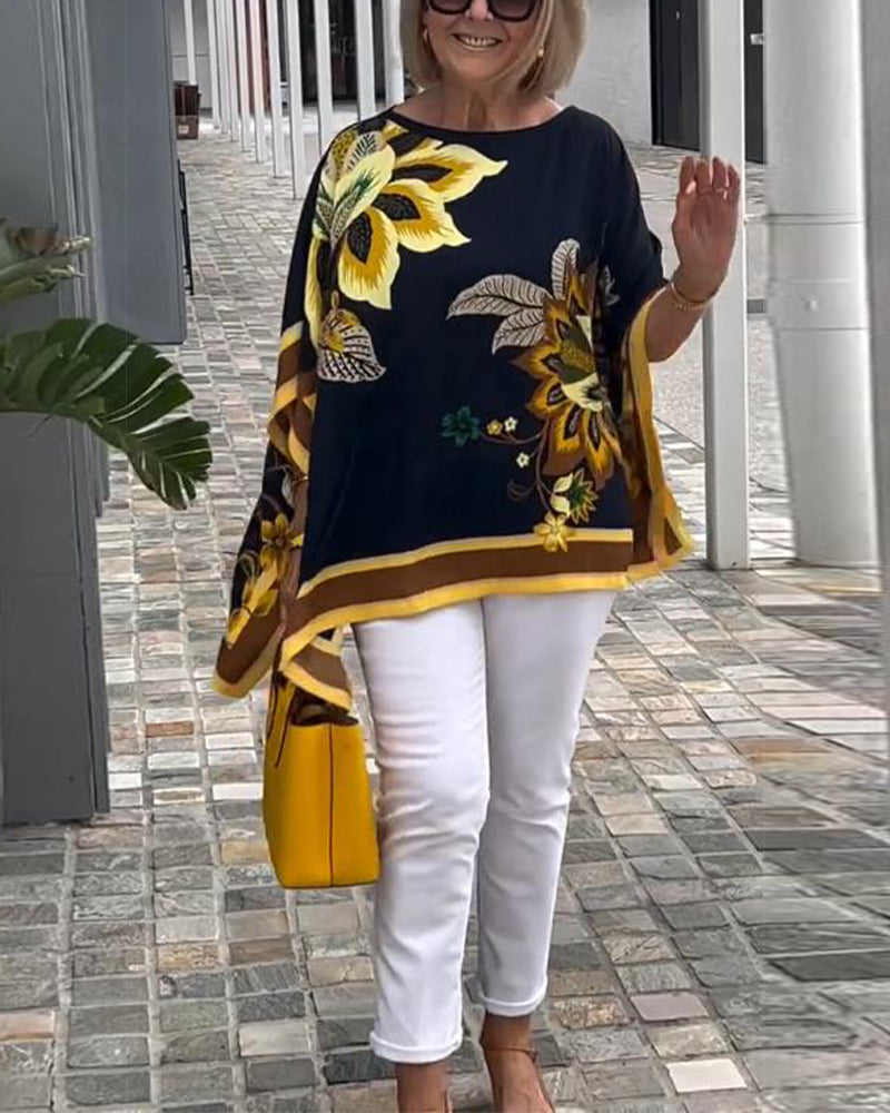 Rheala - Printed Casual Blouse