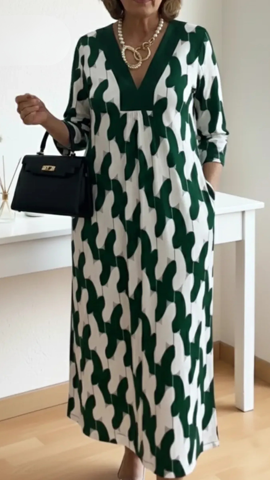 Thessavine - Elegant Maxi Dress