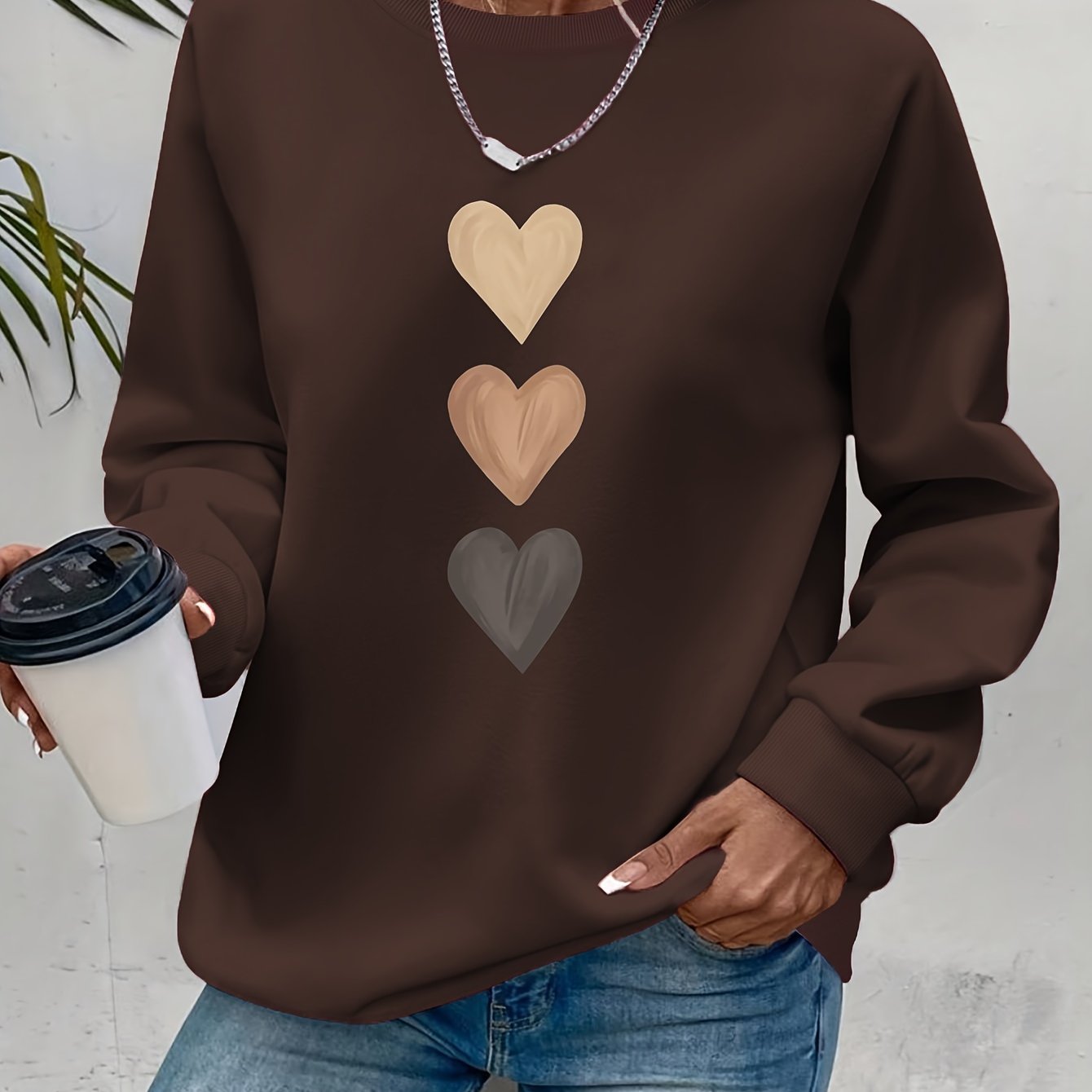 Belviera - Soft Heart Pattern Sweater