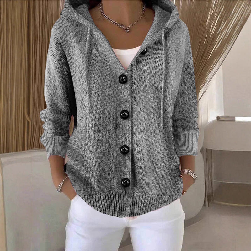 Elarisse - Women's Long Sleeve Knitted Cardigan