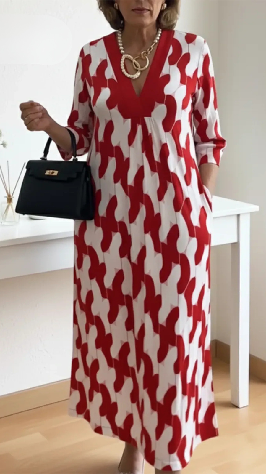 Thessavine - Elegant Maxi Dress