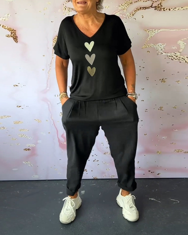 Tavira - Comfortable Casual Pants with Pocket and Solid Colour