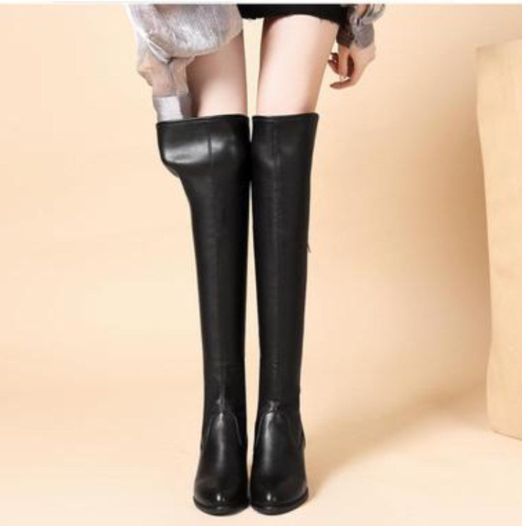 Kaelivr - Women's Warm Leather Ankle Boots