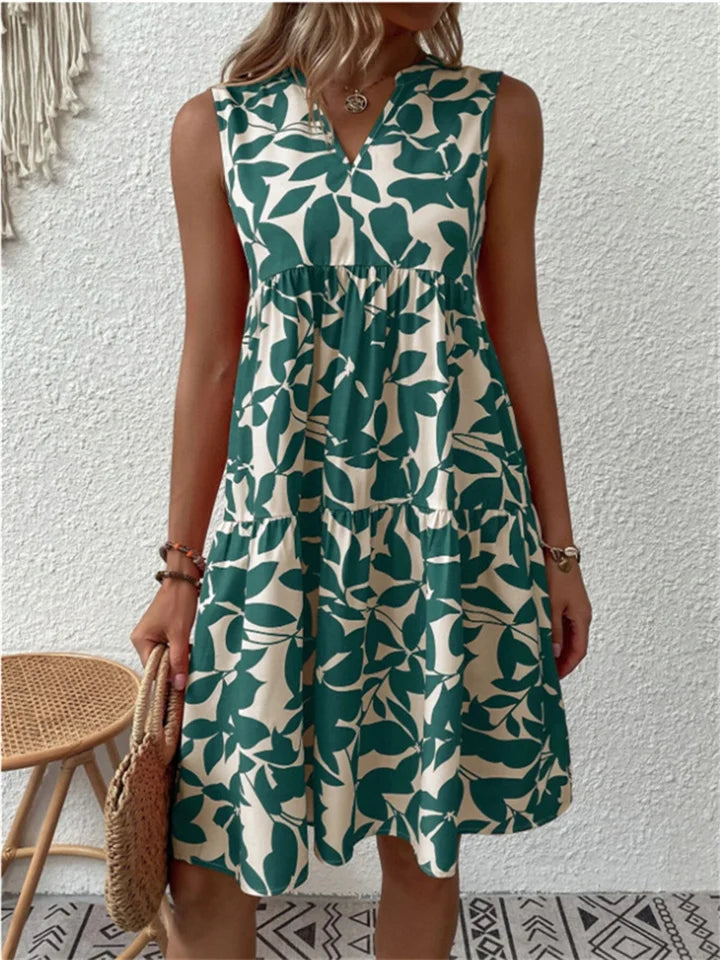 Bellissa - Leaf Summer Dress