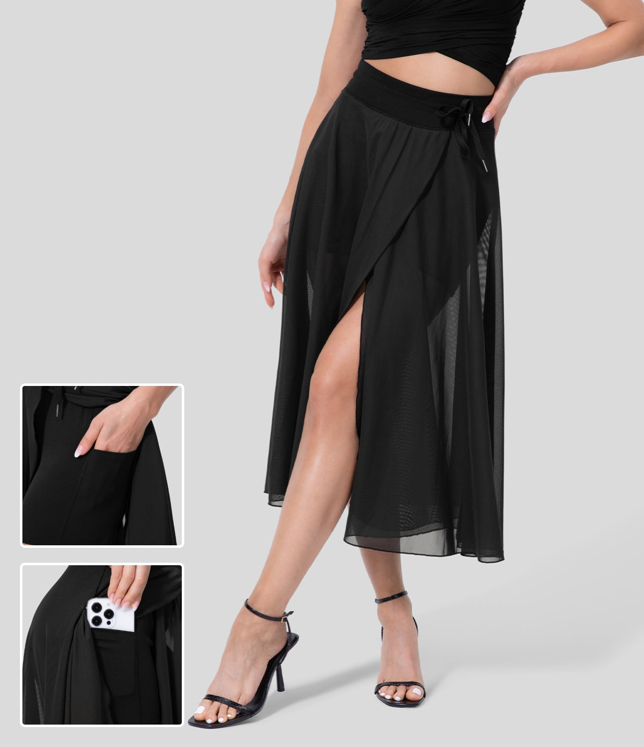 Maris - 2-in-1 High Waist Skirt