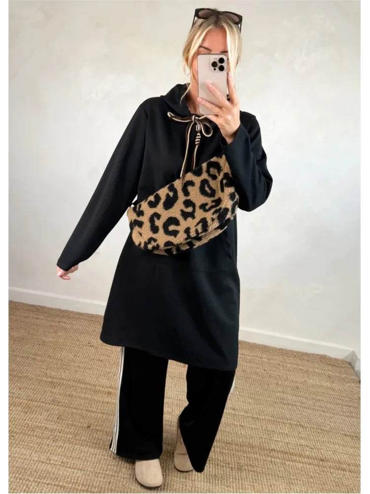 Cyralina - Junior's Elegant Hooded A-Line Dress