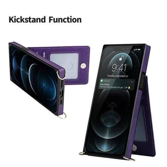 Angélique - iPhone case with cord and card holder