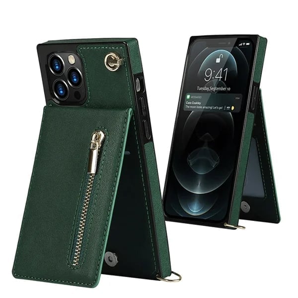 Angélique - iPhone case with cord and card holder