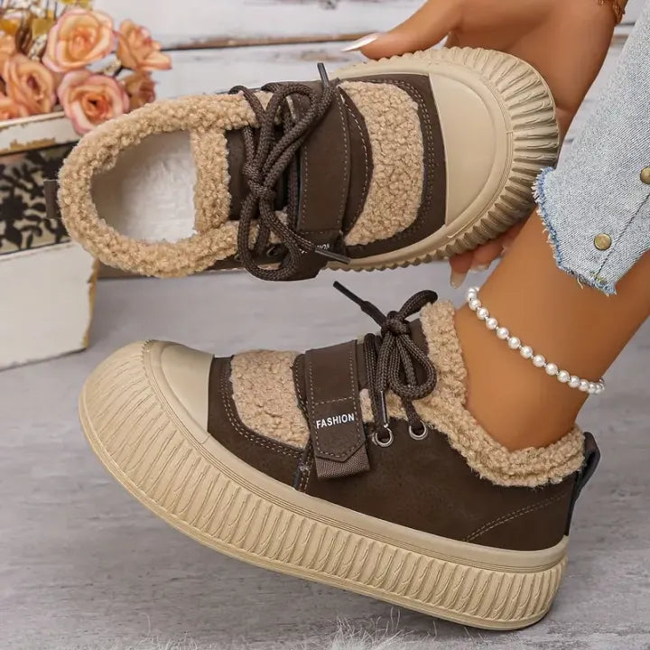 Nirelia - Women's Warm and Comfortable Winter Sneakers