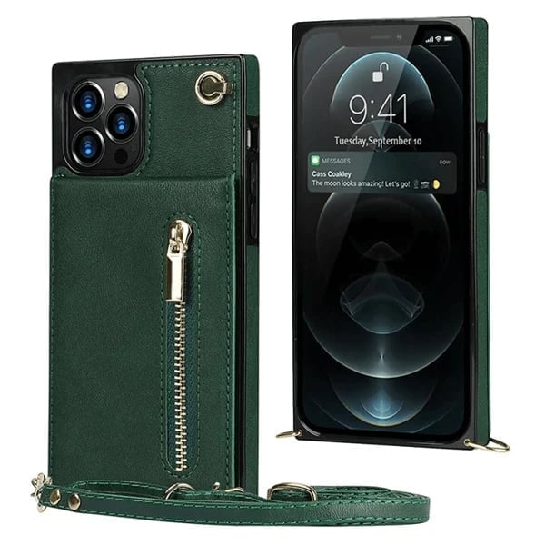 Angélique - iPhone case with cord and card holder