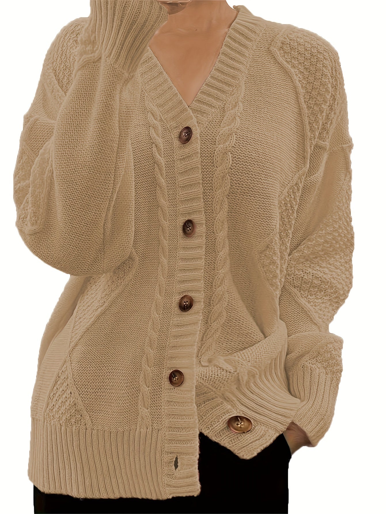 Liana - Elegant Buttoned Cardigan