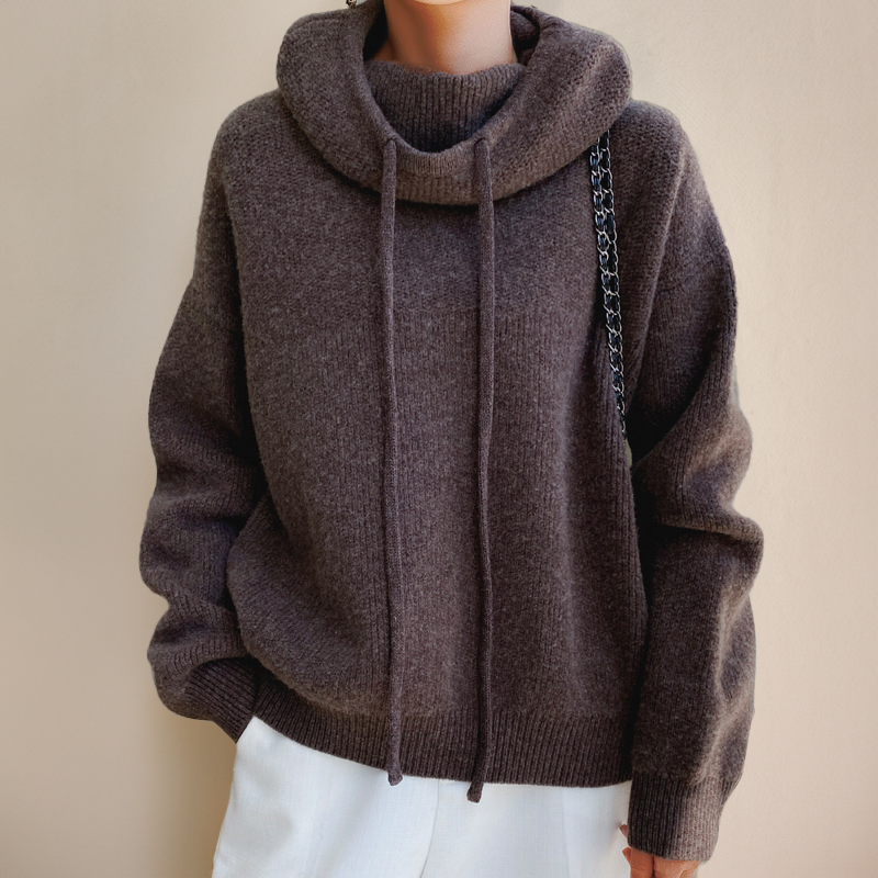Aurore - Merino wool turtleneck sweater