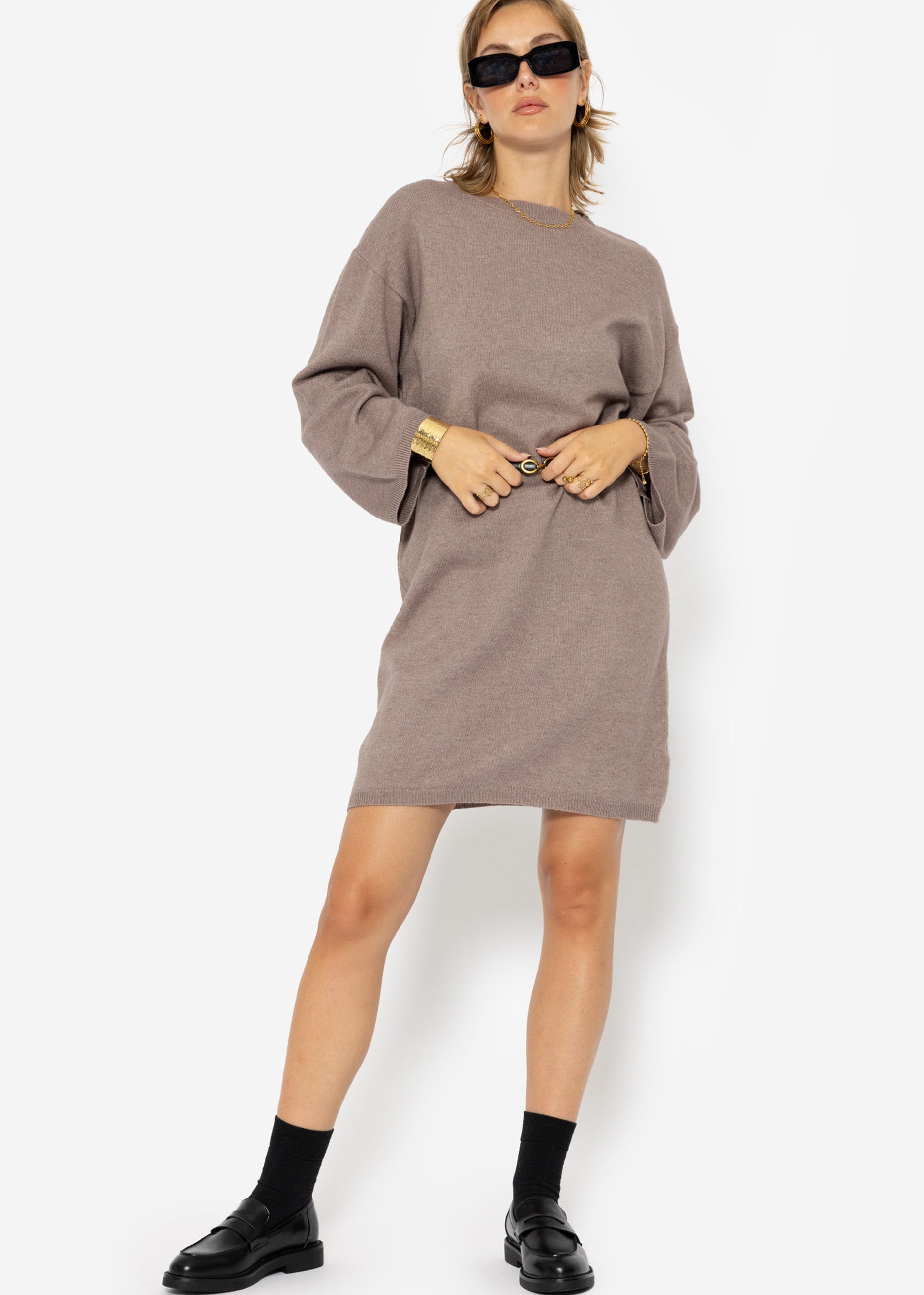 Aimée - Elegant Oversized Knit Dress