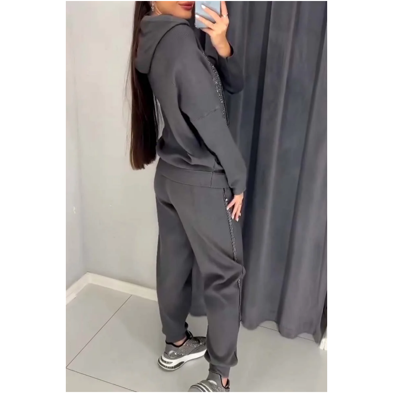 Cécile - Women's Casual Hoodie and Pants Set