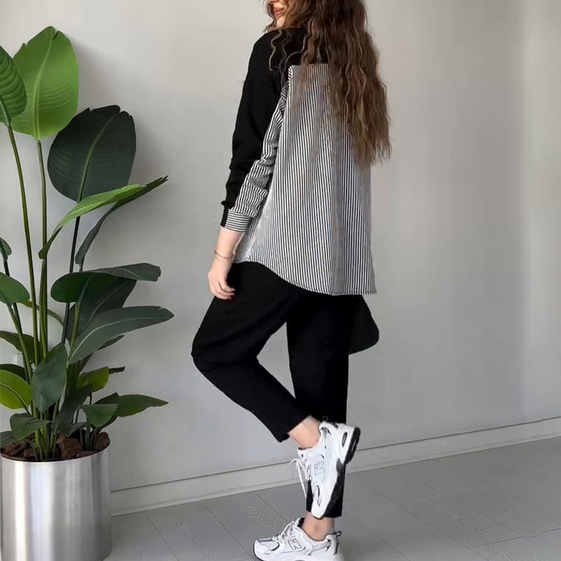 Anouk - Two Piece Colour Block Lounge Set