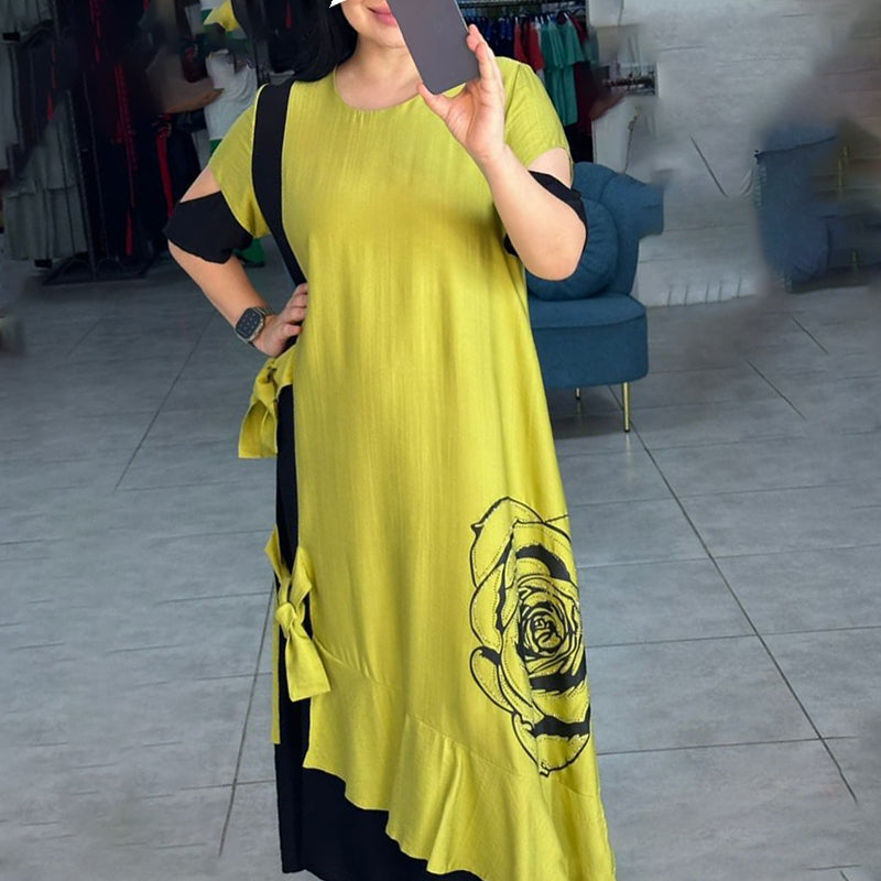 Hyelina - Colour Block Maxi Dress