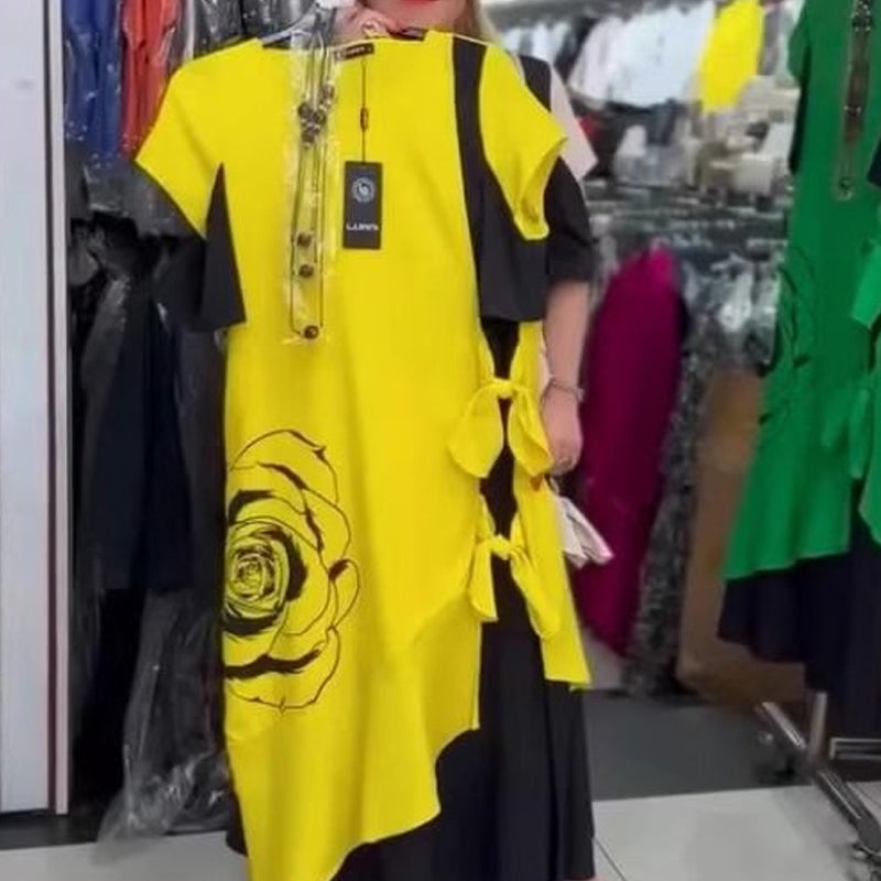 Hyelina - Colour Block Maxi Dress