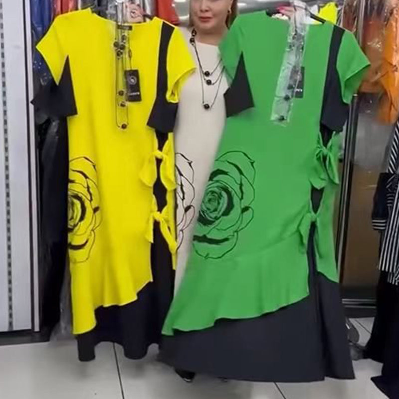 Hyelina - Colour Block Maxi Dress